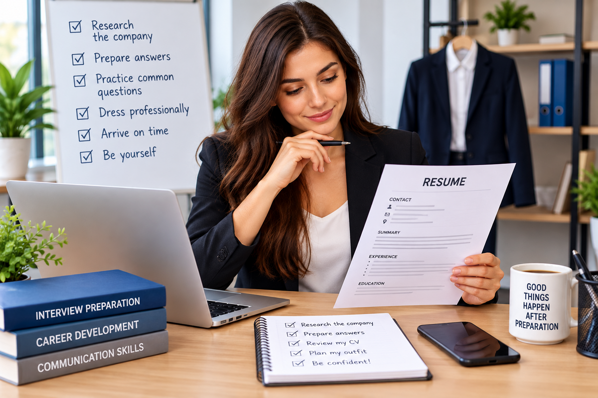How to Prepare for Your First Job Interview